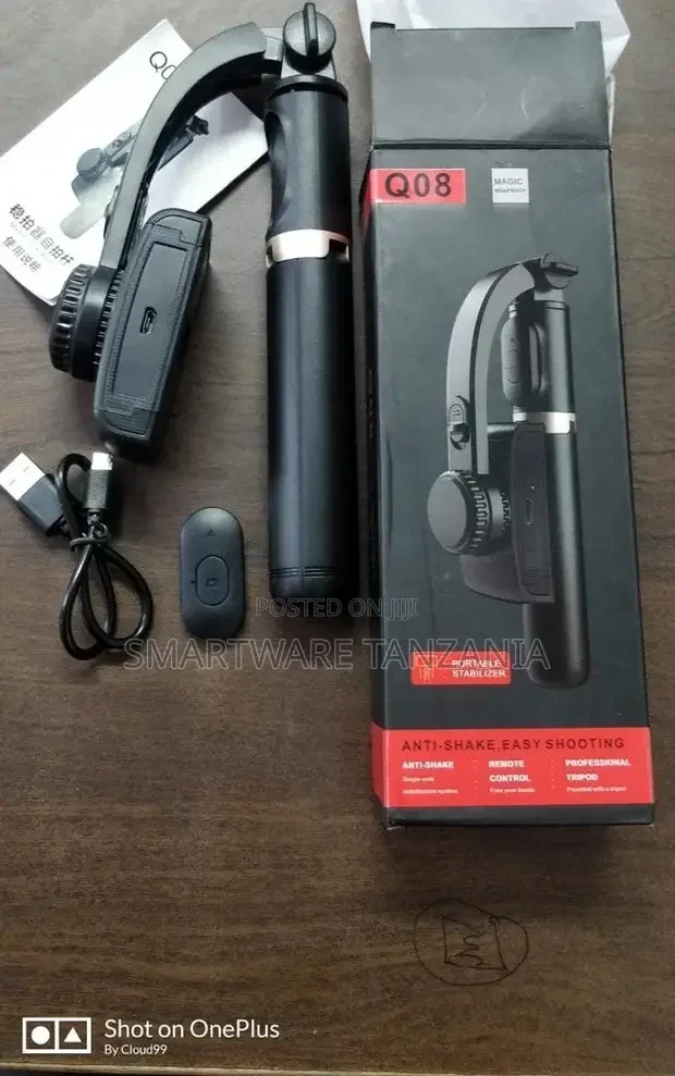 Gimbal Stabilizer With Extendable Bluetooth Selfie Stick - Buy in Dar es Salaam, Tanzania | Smartware