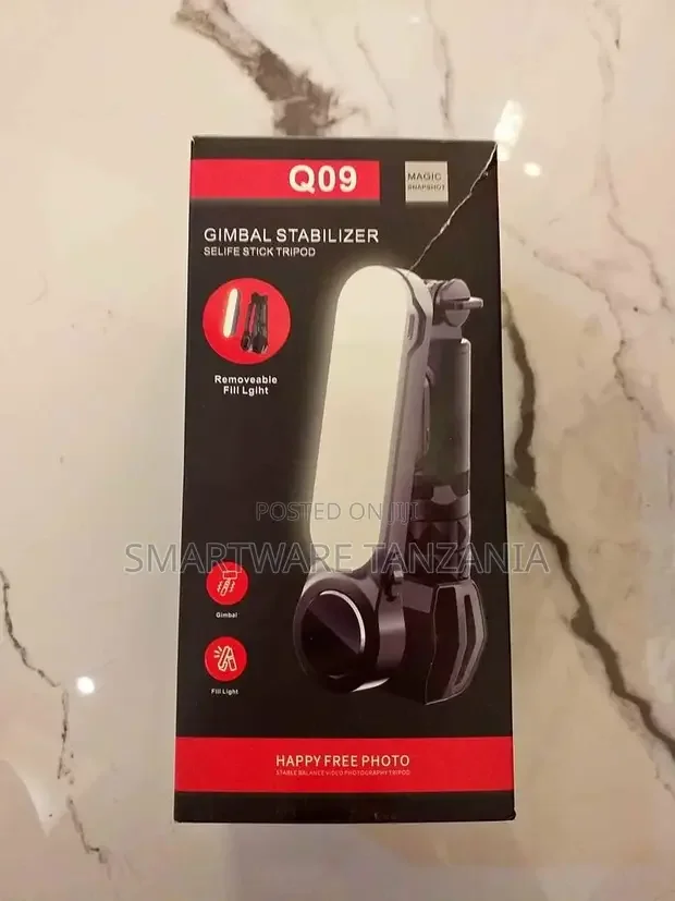 Gimbal Stabilizer With Fill Light Selfie Stick - Buy in Dar es Salaam, Tanzania | Smartware