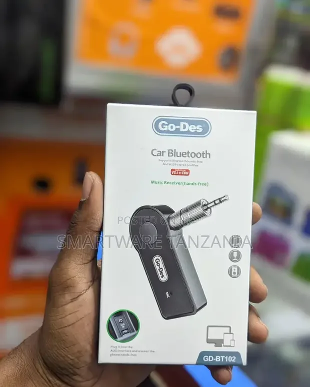 Go-Des GD-BT102 Wireless Car Audio Hands-Free Kit - Buy in Dar es Salaam, Tanzania | Smartware