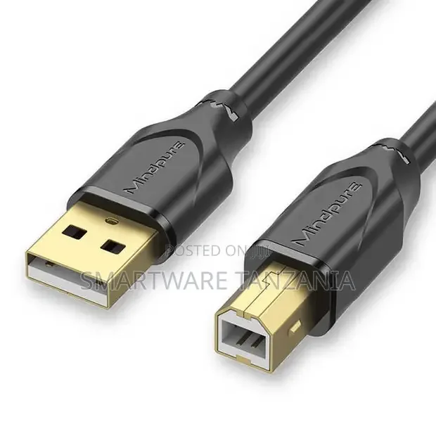 Gold Plated Black Port 1m Printer Cable - Buy in Dar es Salaam, Tanzania | Smartware