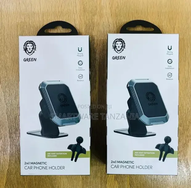 Green Lion 2-in-1 Magnetic Car Phone Holder 360 Rotation - Buy in Dar es Salaam, Tanzania | Smartware