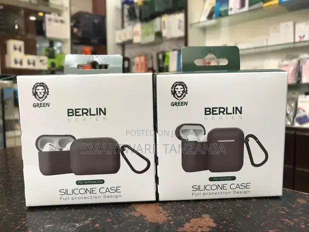 Green Berlin Series Silicone Case For Airpods Pro - Buy in Dar es Salaam, Tanzania | Smartware