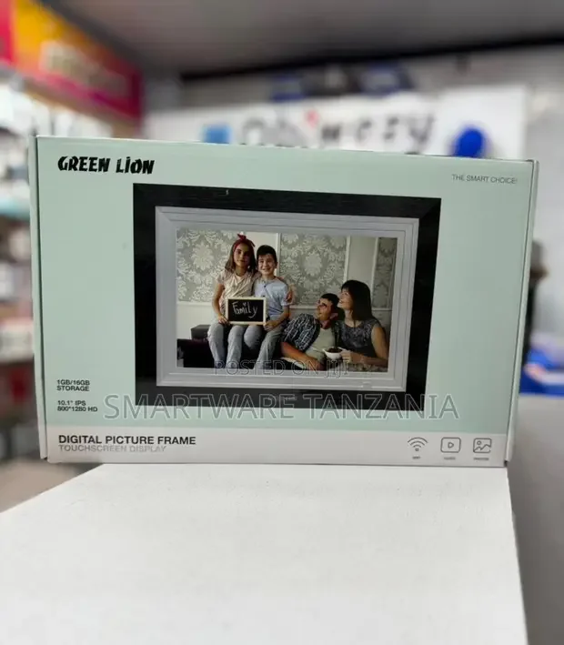Green Lion 10.1 Inch Digital Picture Frame With Touchscreen HD - Buy in Dar es Salaam, Tanzania | Smartware