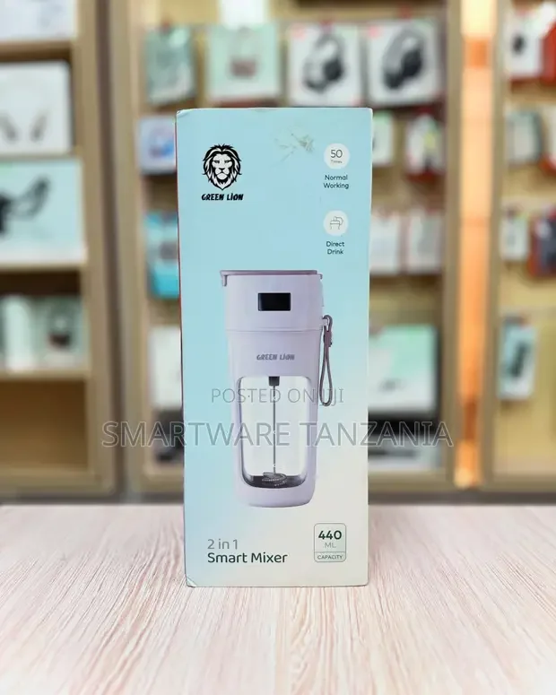 Green Lion 2 in 1 Smart Mixer Blender 440ml - Buy in Dar es Salaam, Tanzania | Smartware