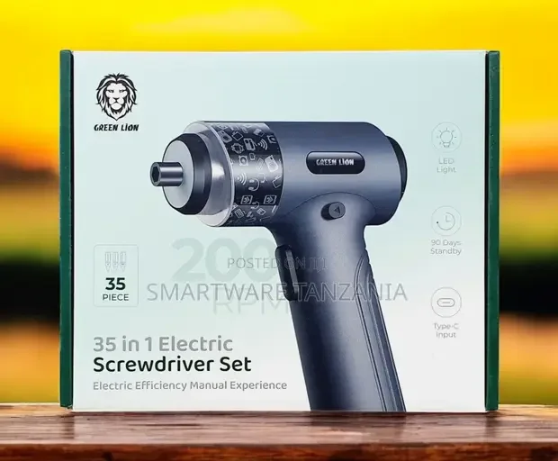 GREEN LION 35 In 1 Electric Screwdriver Set - Buy in Dar es Salaam, Tanzania | Smartware