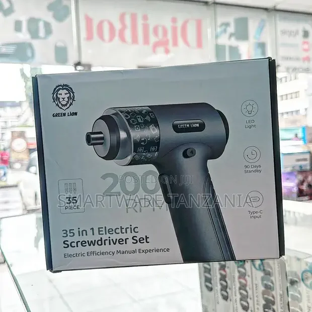 Green Lion 35-in-1 Electric Screwdriver Set - Buy in Dar es Salaam, Tanzania | Smartware