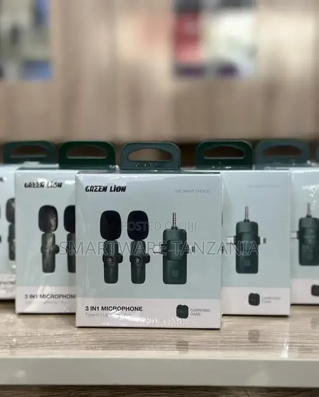 Green Lion 3-in-1 Wireless Microphone Set - Content Creator Essential