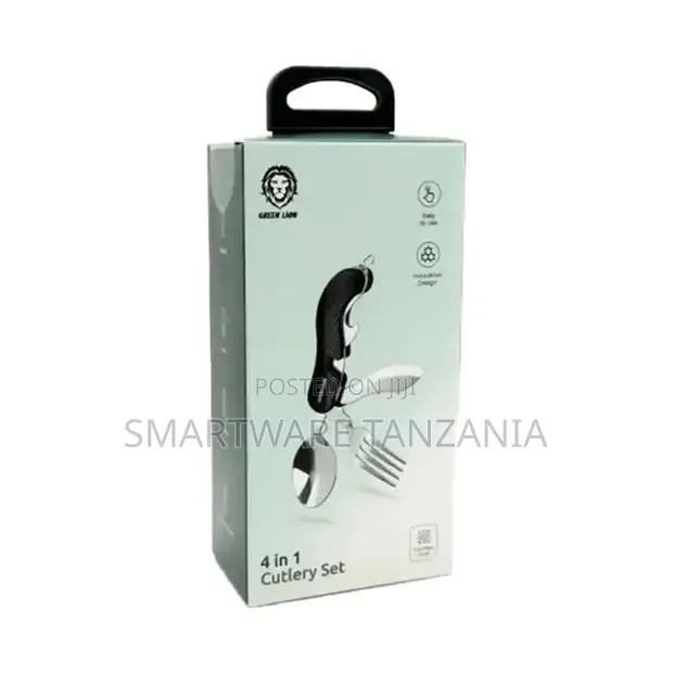 Green Lion 4 in 1 Cutlery Set - Black - Buy in Dar es Salaam, Tanzania | Smartware