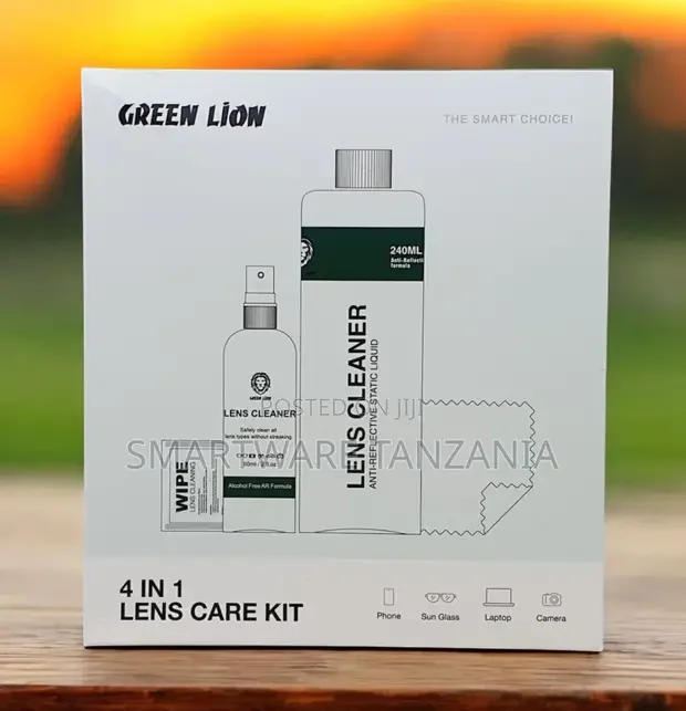 Green Lion 4 In 1 Lens Care Kit, Micro-fiber Cloths, 60ml