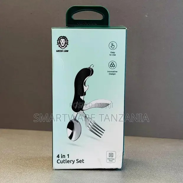 Green Lion 4-in-1 Stainless Steel Cutlery Set - Buy in Dar es Salaam, Tanzania | Smartware