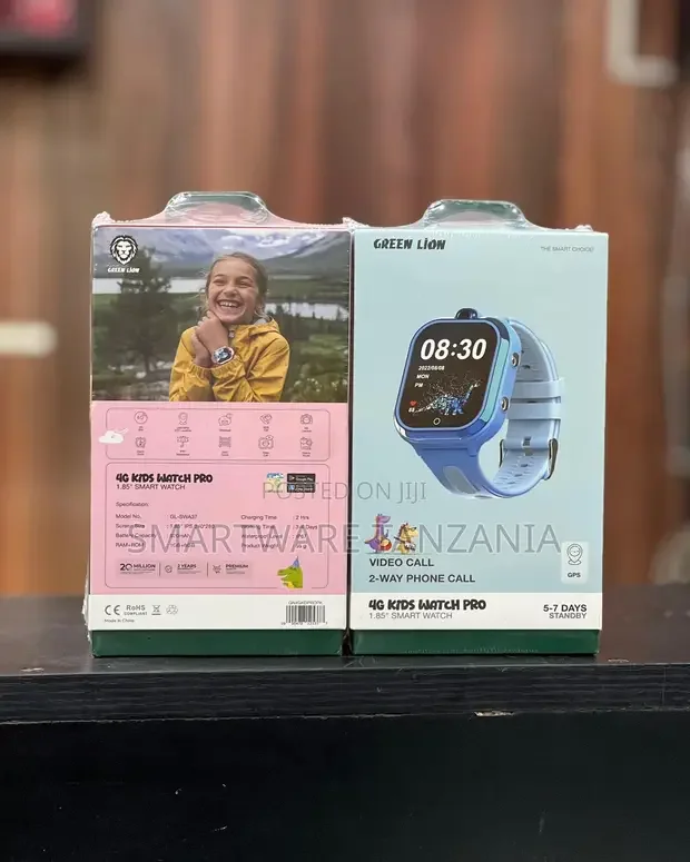 Green Lion 4G Kids Watch Pro - GPS Tracking Video Call Smartwatch - Buy in Dar es Salaam, Tanzania | Smartware