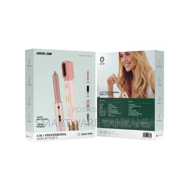 Green Lion 5 in 1 Professional Hair Styler 2 - Buy in Dar es Salaam, Tanzania | Smartware