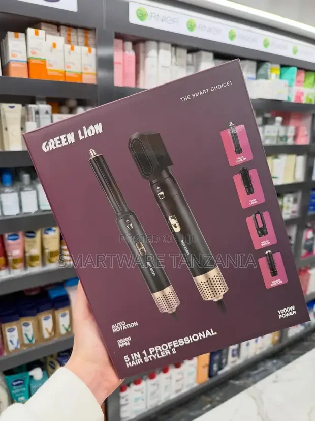 Green Lion 5 In 1 Professional Hair Styler - Buy in Dar es Salaam, Tanzania | Smartware