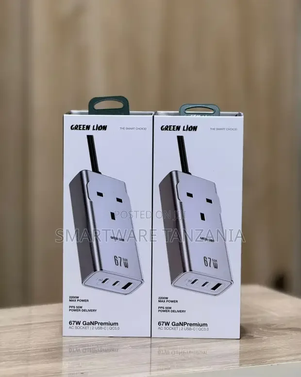 Green Lion 67W GaNPremium Power Hub - Buy in Dar es Salaam, Tanzania | Smartware