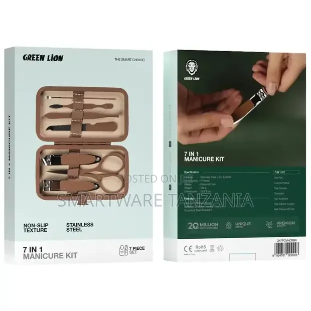 Green Lion 7 In 1 Manicure Kit - Buy in Dar es Salaam, Tanzania | Smartware