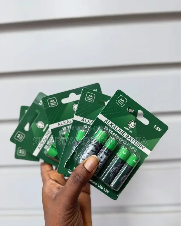 Green Lion AA Alkaline Batteries - 10 Year Shelf Life - Buy in Dar es Salaam, Tanzania | Smartware