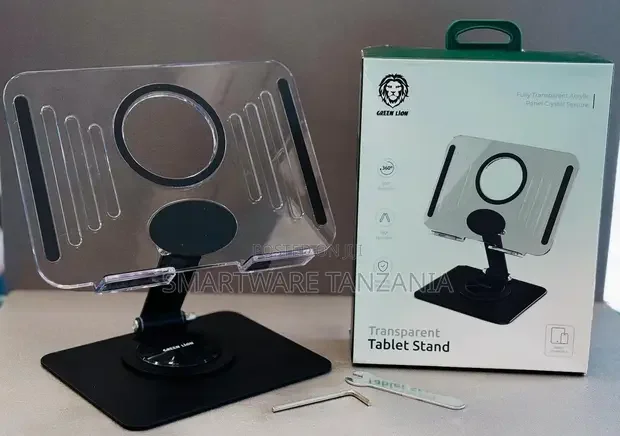 Green Lion Acrylic Tablet Stand - 360 Rotation - Buy in Dar es Salaam, Tanzania | Smartware