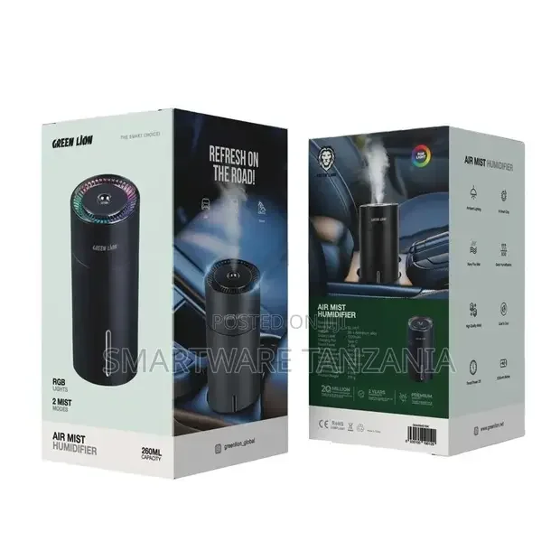 Green Lion Air Mist Humidifier 260ml - Buy in Dar es Salaam, Tanzania | Smartware