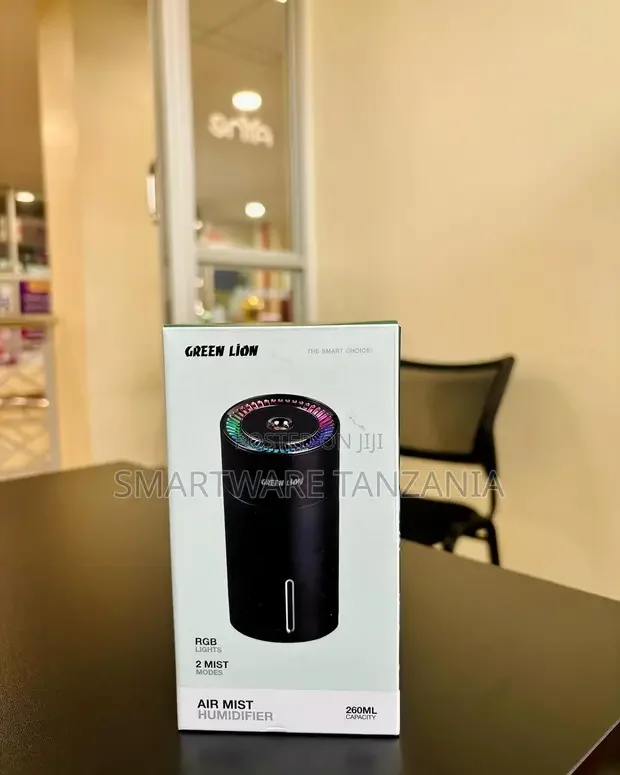 Green Lion Air Mist Humidifier 280ml RGB Lights - Buy in Dar es Salaam, Tanzania | Smartware