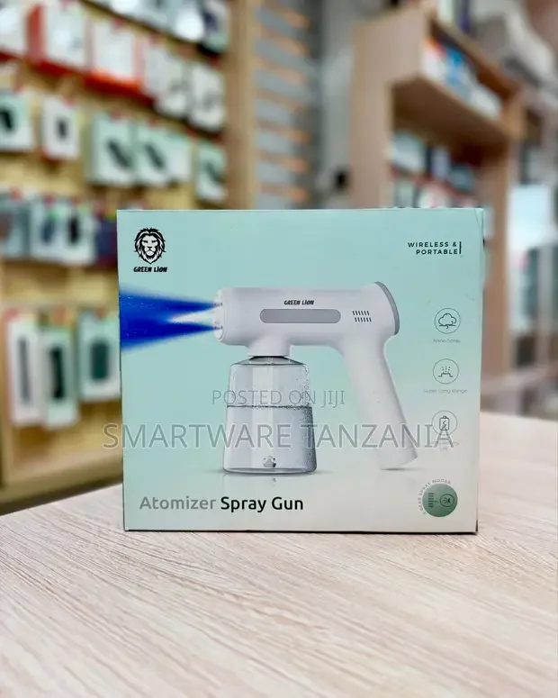 Green Lion Atomizer Spray Gun - Wireless Nano Mist Disinfectant - Buy in Dar es Salaam, Tanzania | Smartware