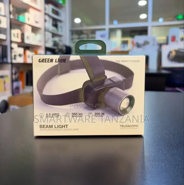 Green Lion Beam Rechargeable Headlamp - Buy in Dar es Salaam, Tanzania | Smartware