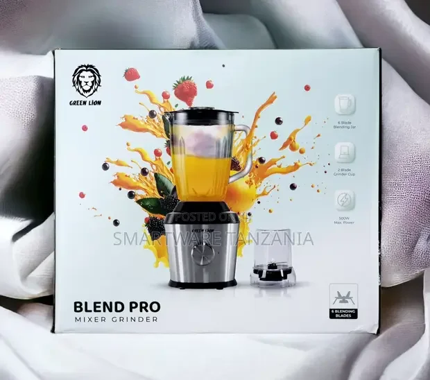 Green Lion Blend Pro Mixer Grinder 500w 1500ml - Buy in Dar es Salaam, Tanzania | Smartware