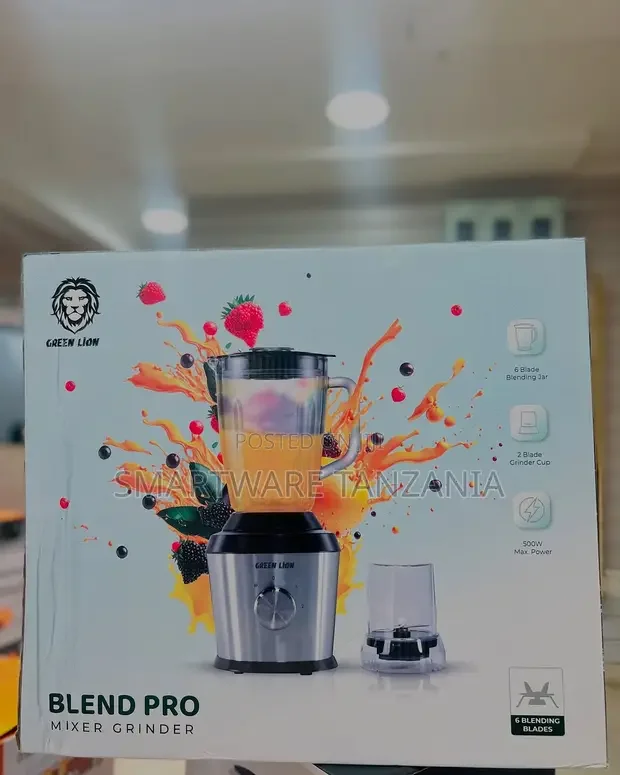 Green Lion Blend Pro Mixer Grinder 500W - Buy in Dar es Salaam, Tanzania | Smartware