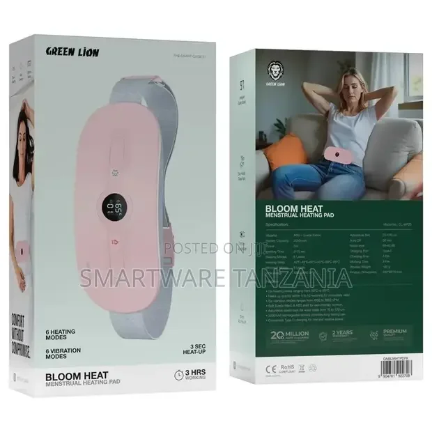 Green Lion Bloom Heat Menstrual Heating Pad - Buy in Dar es Salaam, Tanzania | Smartware