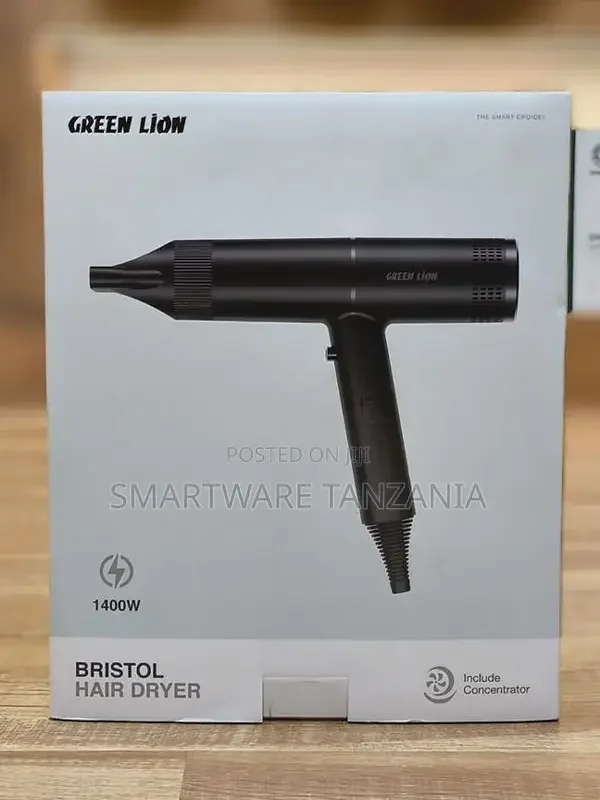 Green Lion Bristol 1400w Hair Dryer With Concentrator - Buy in Dar es Salaam, Tanzania | Smartware