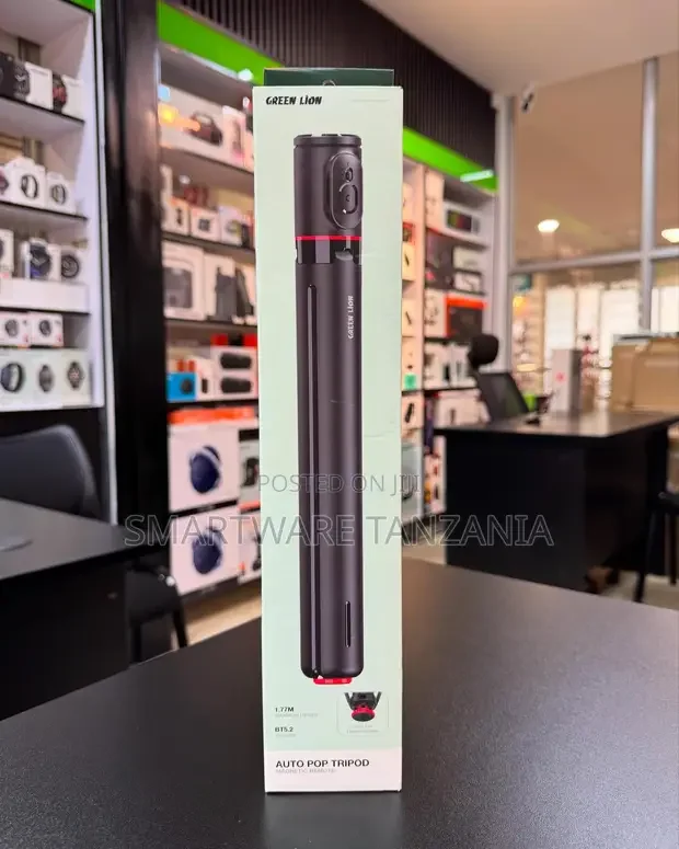 Green Lion BT5.2 Auto Pop Tripod 1.77m - Buy in Dar es Salaam, Tanzania | Smartware