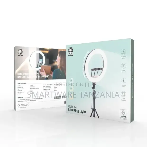 Green Lion Button Mode Ringlight 14 - Buy in Dar es Salaam, Tanzania | Smartware