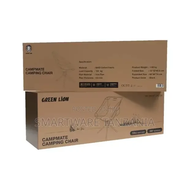 Green Lion Campmate Camping Chair - Buy in Dar es Salaam, Tanzania | Smartware