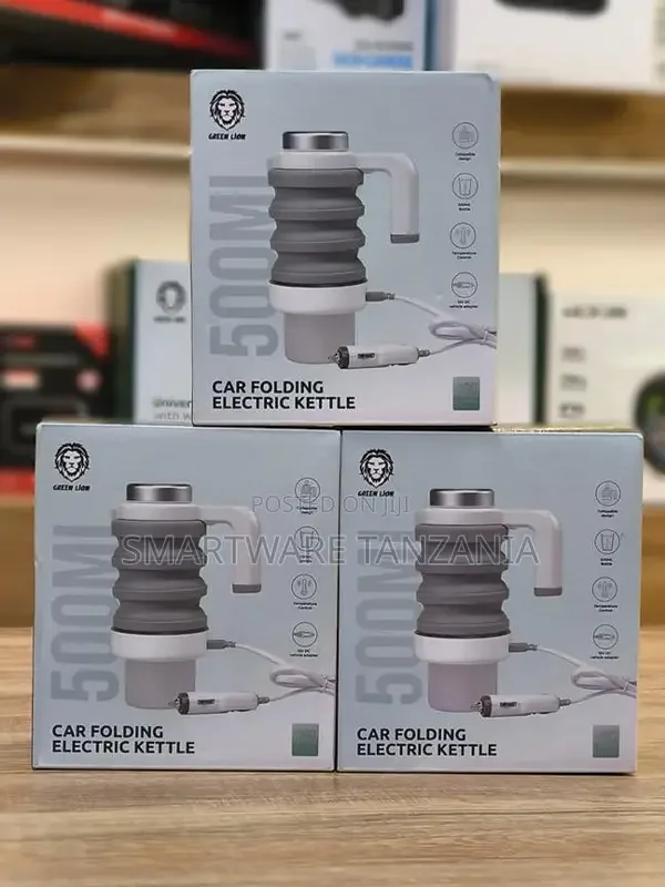Green Lion Car Folding Electric Kettle 500ml - Buy in Dar es Salaam, Tanzania | Smartware