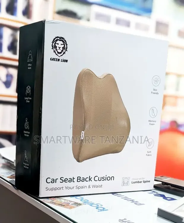 Green Lion Car Seat Back Cushion Memory Foam - Buy in Dar es Salaam, Tanzania | Smartware