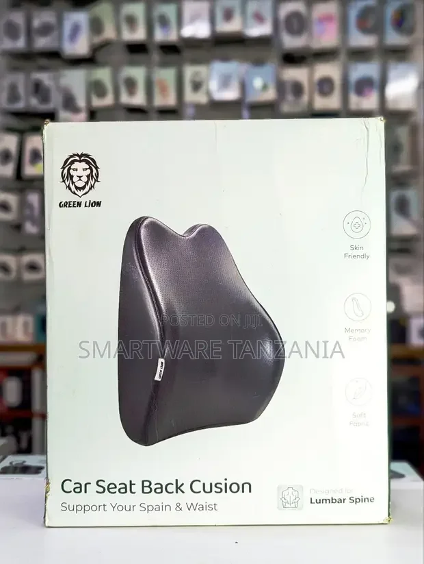 Green Lion Car Seat Lumbar Cushion Memory Foam Back Support - Buy in Dar es Salaam, Tanzania | Smartware
