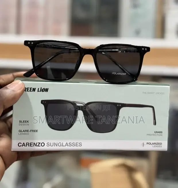 Green Lion Carenzo Square Frame Sunglasses Polarized Lenses - Buy in Dar es Salaam, Tanzania | Smartware