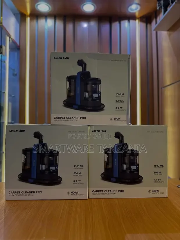 Green Lion Carpet Cleaner Pro 15 Kpa – 600w Suction Power - Buy in Dar es Salaam, Tanzania | Smartware