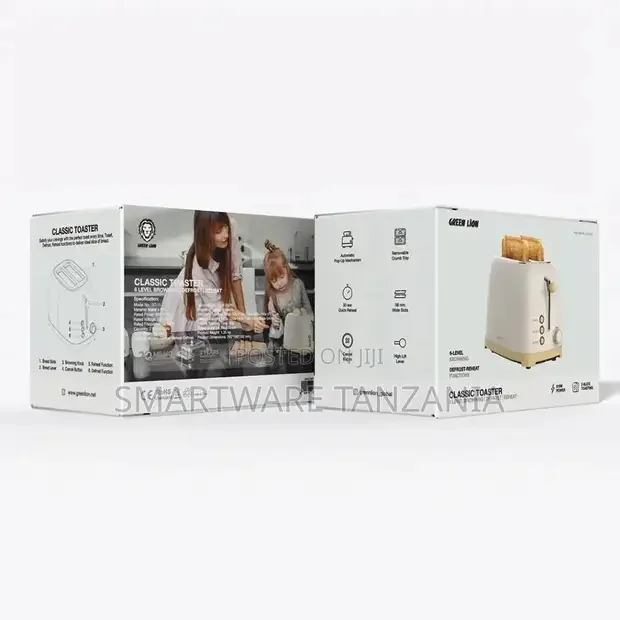 Green Lion Classic Toaster with 6 Browning Levels - Buy in Dar es Salaam, Tanzania | Smartware