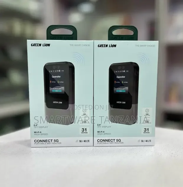 Green Lion Connect 5g Portable Mifi Router Wifi 6 31 Devices 12h