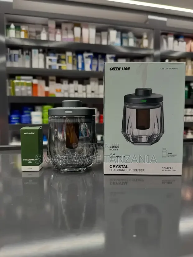 Green Lion Crystal Diffuser 10ml Essential Oil 3 Modes - Buy in Dar es Salaam, Tanzania | Smartware