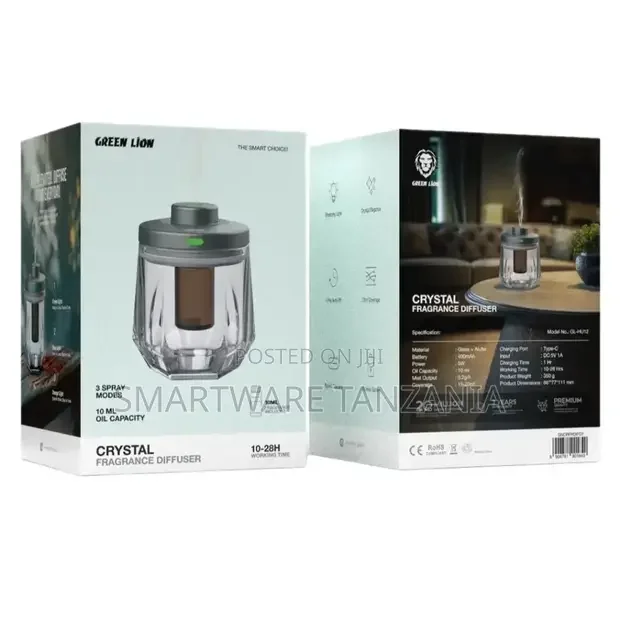 Green Lion Crystal Fragrance Diffuser - Gray