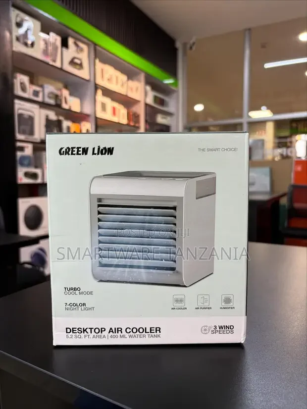 Green Lion Desktop Air Cooler 3 Speed Humidifier Purifier - Buy in Dar es Salaam, Tanzania | Smartware