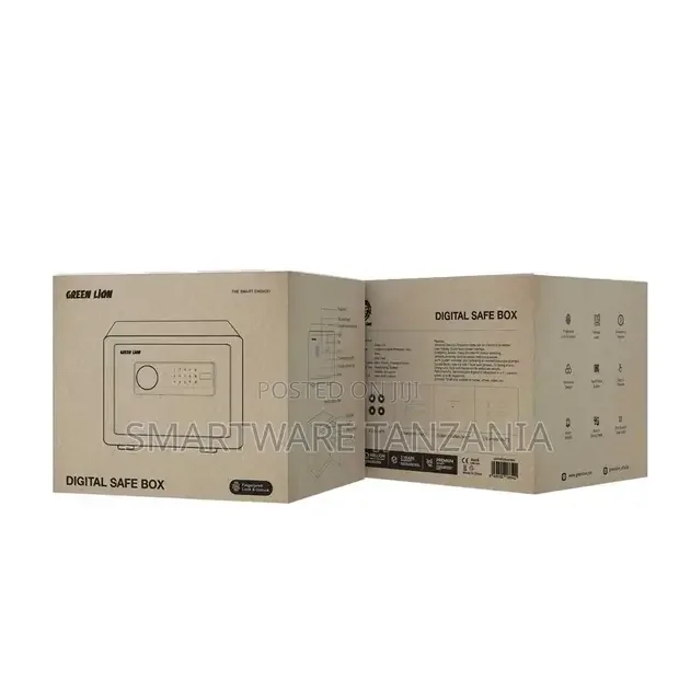 Green Lion Digital Safe Box With Fingerprint Lock - Buy in Dar es Salaam, Tanzania | Smartware