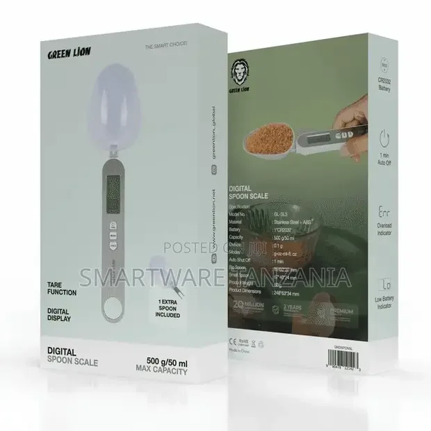 Green Lion Digital Spoon Scale - Silver - Buy in Dar es Salaam, Tanzania | Smartware