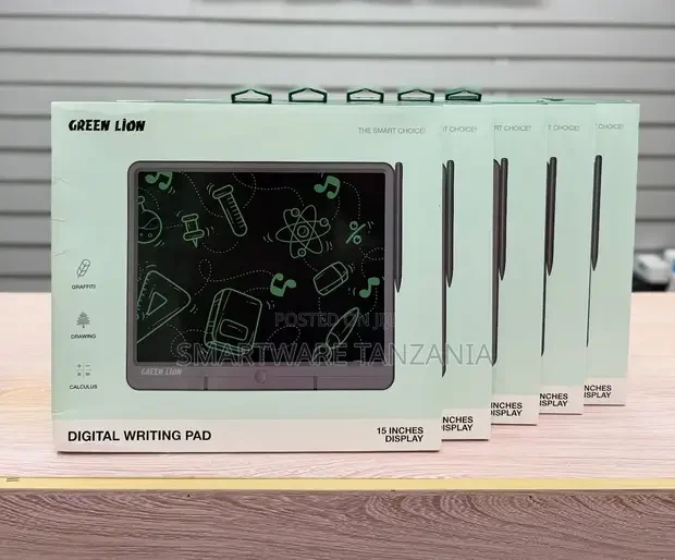 Green Lion Digital Writing Pad - 15 Inch LCD Drawing Tablet - Buy in Dar es Salaam, Tanzania | Smartware