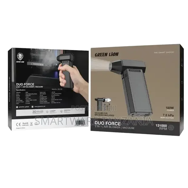 Green Lion Duo Force Air Blower - Black - Buy in Dar es Salaam, Tanzania | Smartware