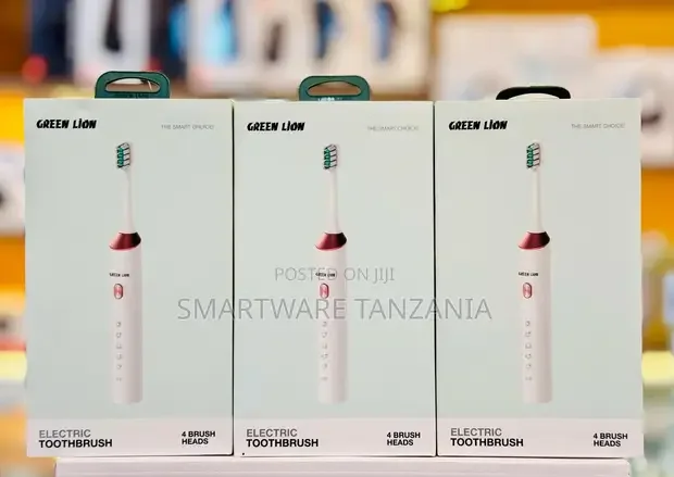 Green Lion Electric Toothbrush Kit With 4 Brush Heads - Buy in Dar es Salaam, Tanzania | Smartware
