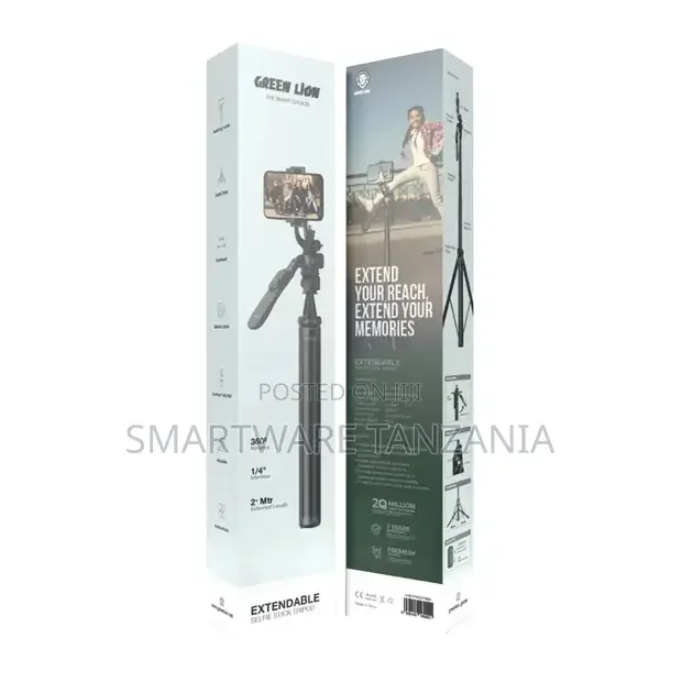 Green Lion Extendable Selfie Stick Tripod - Buy in Dar es Salaam, Tanzania | Smartware