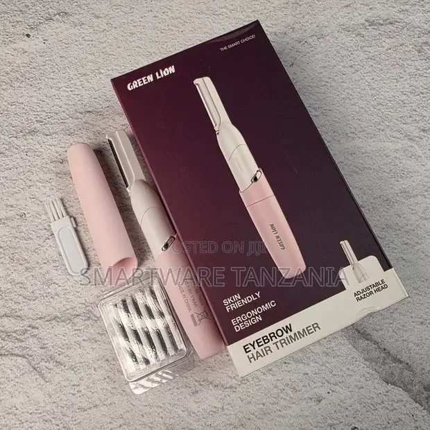 Green Lion Eyebrow Hair Trimmer Ergonomic Adjustable Razor Head Pink - Buy in Dar es Salaam, Tanzania | Smartware
