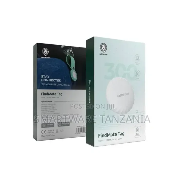 Green Lion Findmate Tag - White